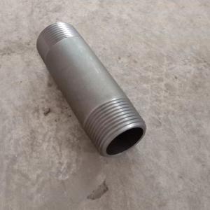 China 3/4 Inch Swage Pipe Nipple Black Carbon Steel Threaded Fittings NPT For Gas / Oil on sale