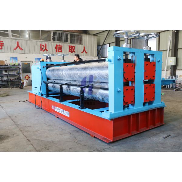 PLC Control Hydraulic Cutting Corrugated Metal Roofing Machine 4Meter Feed Width