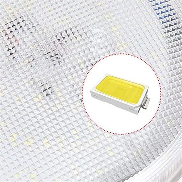 1000lm Solar LED Ceiling Light / 100 LED Dusk To Dawn Security Lighting With Remote Control