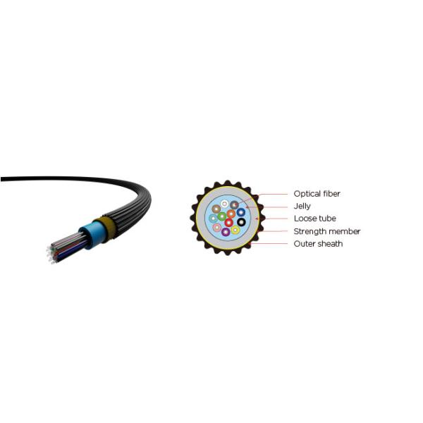 GYTC8Y-2-228F Optical Fiber Cable Non Armored Aerial Fig8 For FTTX 0