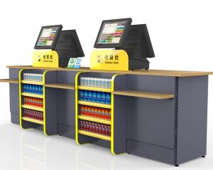 Buy cheap Durable Cash Register Counter Stand , Retail Sales Counter Furniture product