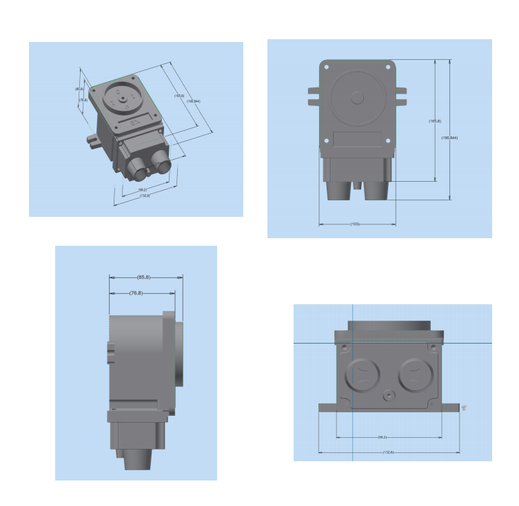 Hot Sale AC220V/380V Aluminum Alloy Explosion Proof Changeover Switch 5 Years Warranty Atex