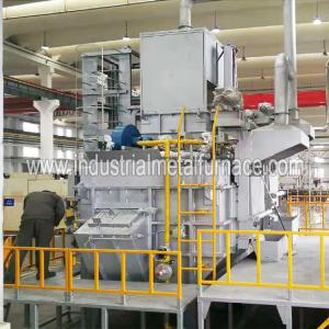 China 250kg/H Cntinuous Gas Fired Industrial Aluminum Melting Furnace , Aluminum Scrap Melting Furnace on sale