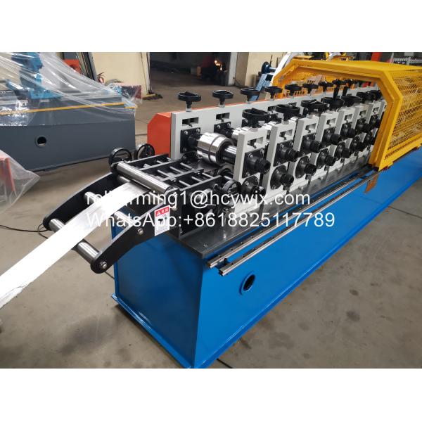 8KW 45m/Min Plc Omega Roll Forming Machine With Hydraulic Cutting