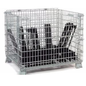 Buy cheap Secure Storage Pallet Stackable Wire Mesh Container product