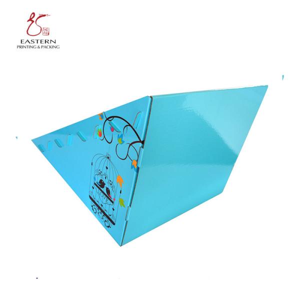 SGS Custom Cardboard Floor Displays With Glossy Lamination