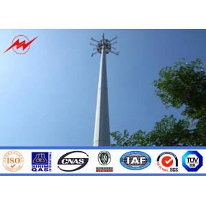 Buy cheap Shockproof 40 Feet Electrical Mono Pole Tower , Mobile Telephone Masts product