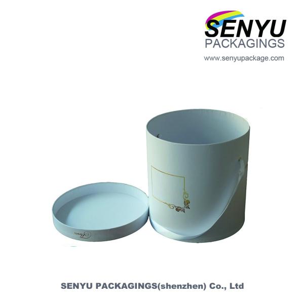 Bamboo Round Paper Tube Packaging Flower Hat