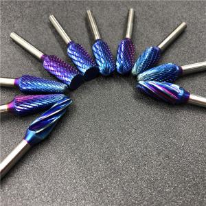 Buy cheap Convenient Storage Case Included Precision Cutting Hard Alloy Rotary Burr Set TREE/ROUND TREE/CYLINDRICAL SHAPE BURRS product