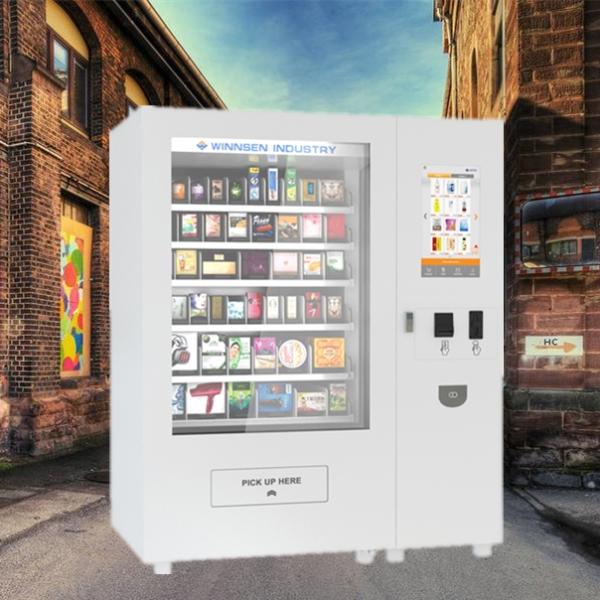 Automatic Mini Mart Vending Machine With 22" Advertising Touch Screen And Elevator
