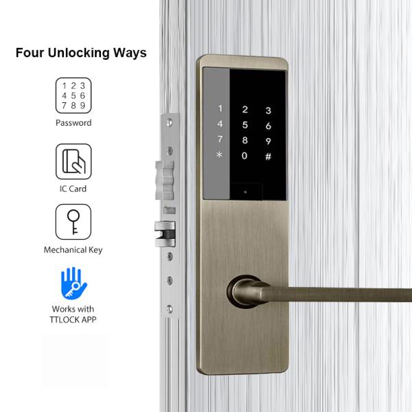 High Security 300mm Keyless Door Lock 300mm Ic Card Door Lock