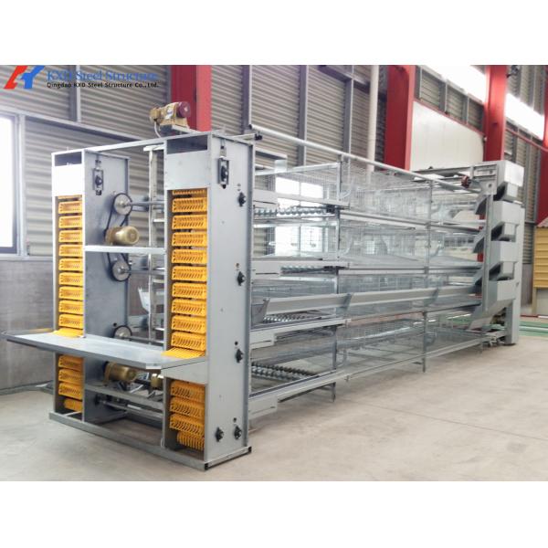 Easy Install Prefabricated Steel Frame Houses Fully Automated Chicken Farming Equipment