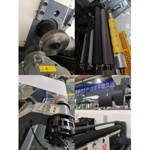 Unit Type 6 Colors Flexographic Printing Machine for Paper Plate Printing and Varnishing