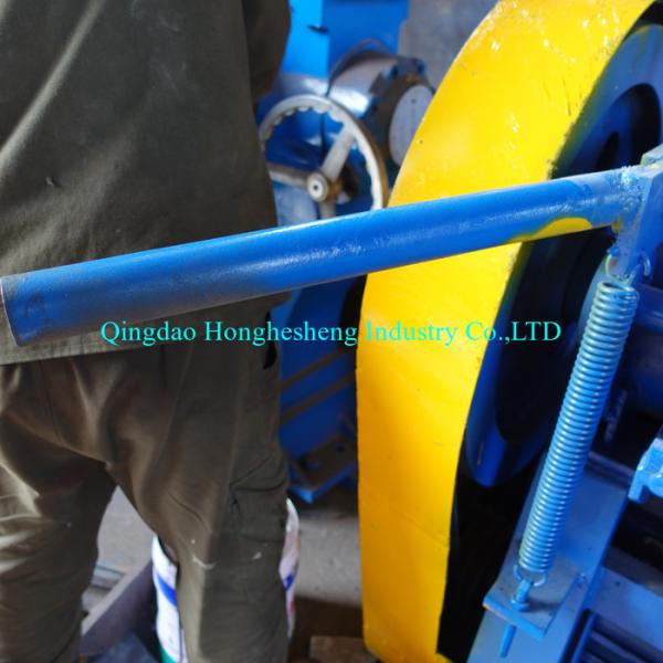 Scrap Tire Blocks Cutter / Cutting Machine For Waste Tyre