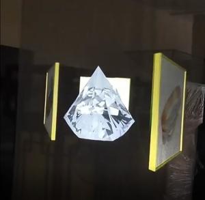 Buy cheap Custom Holographic 3D Displays Gauze Screen Projector 90UM Thickness product