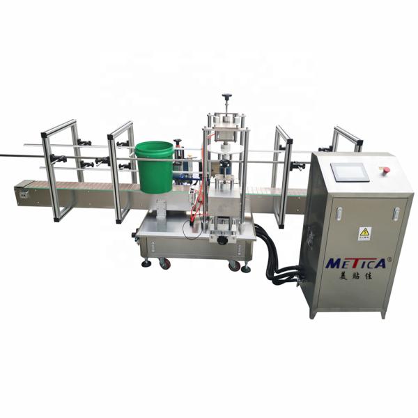 Customized Automatic Pail / Bucket / Barrel and Big Container Bottle Labeling Machine