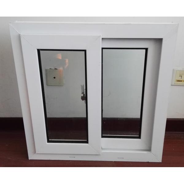 Simple Installation Double Glazed Pvc Sliding Window With Comprehensive