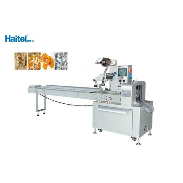 Chocolate Puff Rice Bar Horizontal Flow Pack Machine 200bag/Min