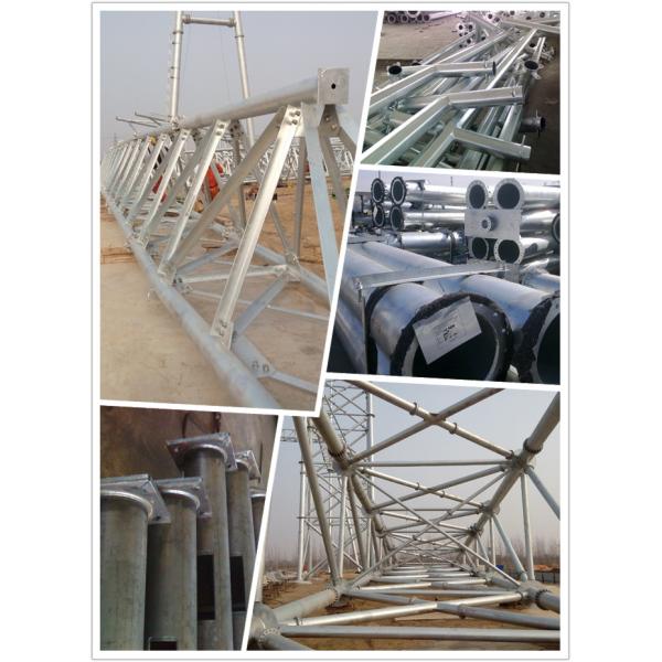 500KV Power Plant Substation Tubular Steel Structures Anti rust ISO / CNAS / IAF / CA