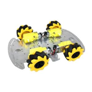 Aluminum Alloy RC Robot Car Chassis With Mecanum Wheel