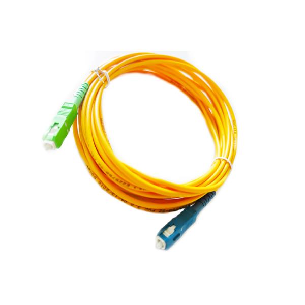 SM SX SC /APC-SC/UPC 3MM 5M Fiber Optic Patch Cable Excellent Repeatability
