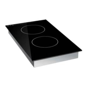 Black 3400W Built In Duoble Burner Induction Hobs