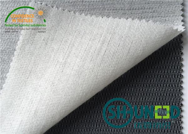 Quality Polyester / Viscose Fusible Interlining ( With Napping ) B1600 For Men ' s Suit for sale