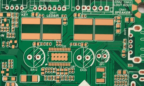 2 Layer High FR4 TG170 PCB , Green Solder Mask Custom Printed Circuit Board