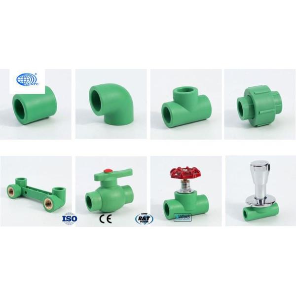 Ppr Pipe Fitting 4 Path Cross For Water Supply