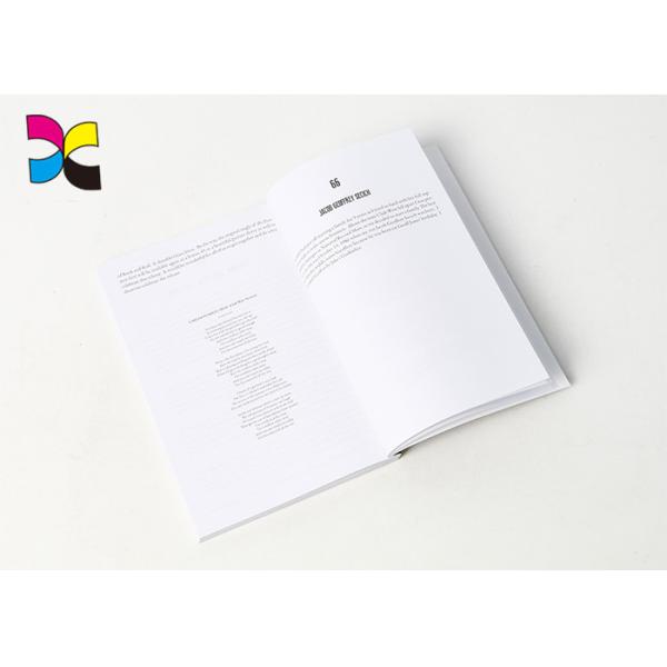 Softcover Digital Printing Brochure Glue Binding Ivory Board 200gsm Glittering