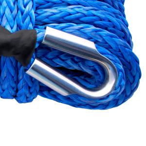 Buy cheap 4500 Lbs Cable Pulling Winch with UHMWPE Towing Rope and Braided Synthetic Rope product