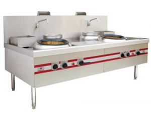 Buy cheap 2 Burner Range Commercial Gas Stove For Home Chinese Big Wok Type product