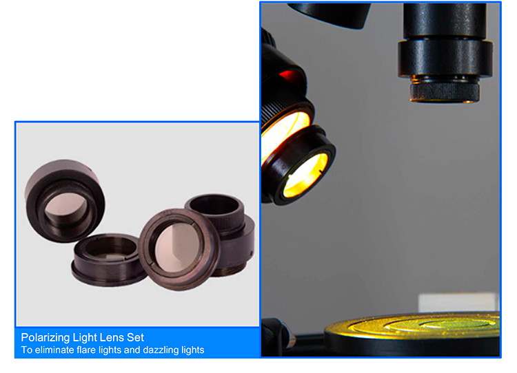 Forensic Comparison Microscope with 2x~240x Magnification LED Illumination and CE Certification for Laboratory Research