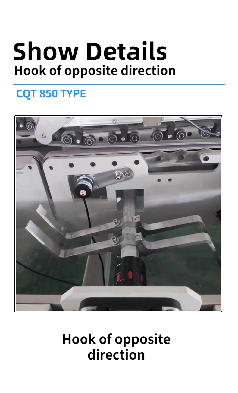 Speed Carton Folding Machine CQT-850 with 14m*1.3m*1.4m Dimensions and 350 m/min Speed