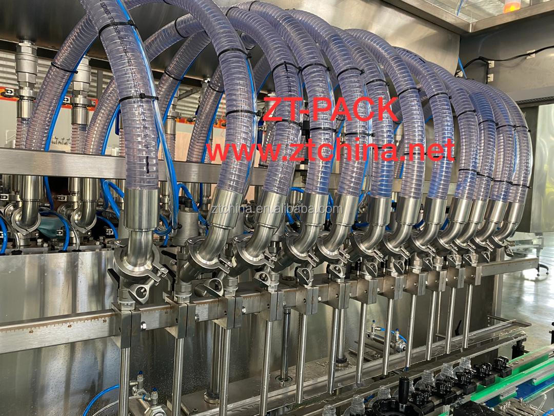 Automatic Nitrogen Type Cooking Olive Oil Palm Oil Bottle Filling Capping Machine 800ml