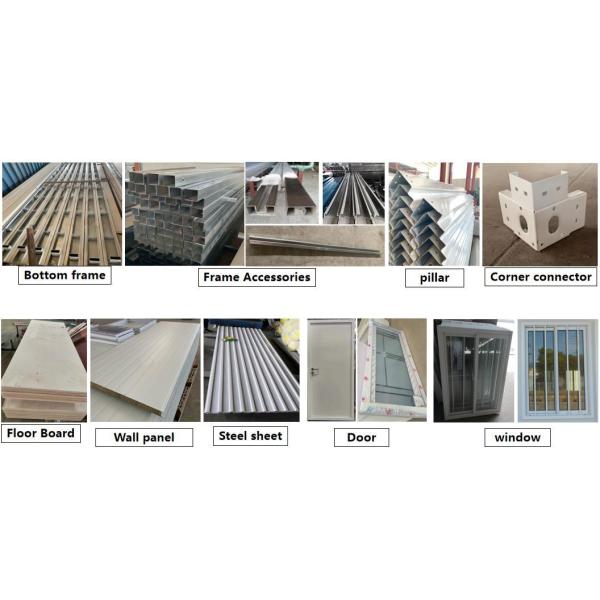 Luxury Mobile Expandable Prefab House Glass Cutain Wall Pu Panel Beach Resort Residential