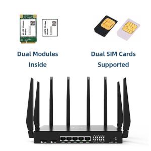 China Gigabit Ethernet Carrier Aggregation 4G Multi Sim Card Bonding Router Wireless WIFI on sale