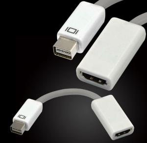 China 15CM Mini DVI Male to HDMI Female Adapter Convertor Cable for Macbook pro iMac on sale