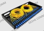 FTTH 1U 19 Inch 24 Port Fiber Patch Panel With Adapter