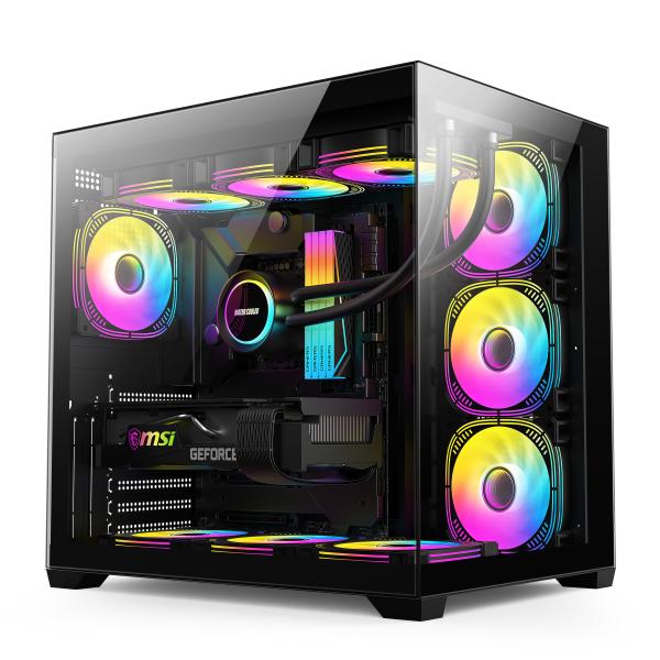Quality Modern Chassis Computer Case With Good Ventilation Ample Internal Space Efficient Cooling In Gaming And High Perform PCs for sale