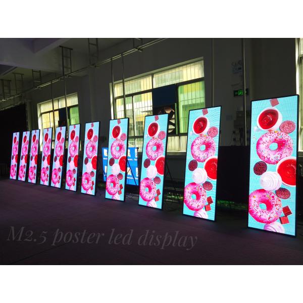 P1.875 P3 Smart Led Poster Display Window Wall High Definition Ad
