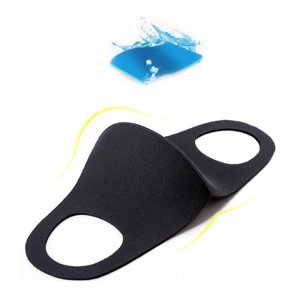 Black 3D Sponge Foam KN90 Particulate Filtering Mask