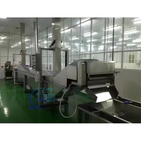 Industrial Shrimp Cooking Machine Durable 3.7KW Seafood Processing Line