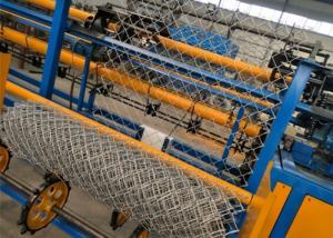 China High Efficiency Automatic Chain Link Machine , Galvanized Wire Chain Link Fence Equipment on sale