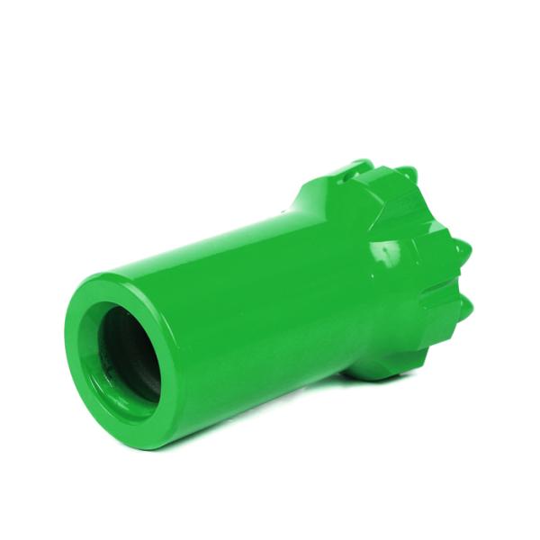 Green Threaded Bit Tungsten Carbide / Well Drilling 45Mm Hard Rock Drill Bit