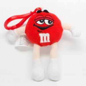 Buy cheap M&amp;M’ Character Red Keychain Plush Toys product