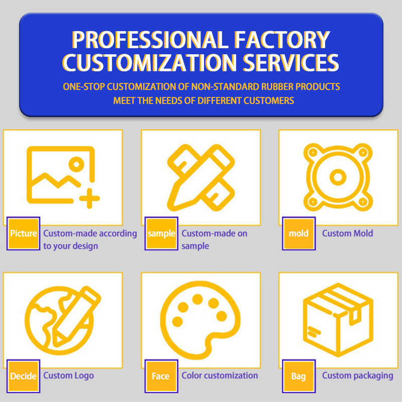 Custom Molded Heat-Resistant Custom Molded Silicone Gaskets Seals HNBR EPDM Rubber Silicone Gaskets