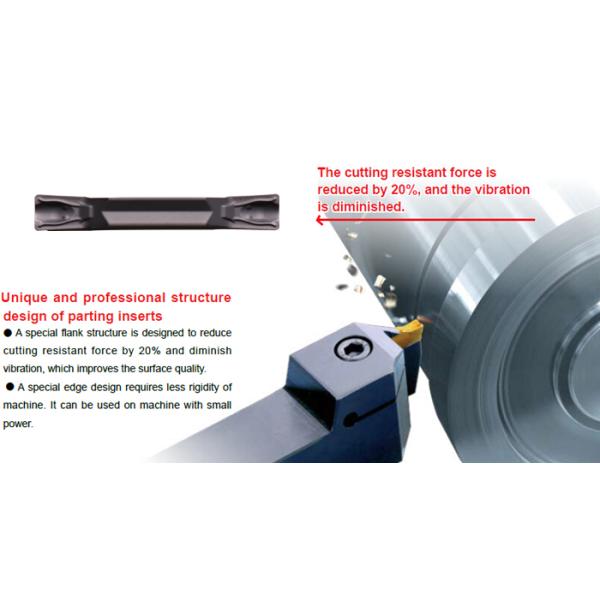 CNC Lathe Parting Tools Carbide Grooving Inserts ZTED02503 ZTFD0303 ZTGD0404 ZTHD0504