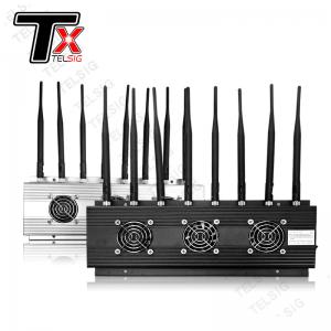 Buy cheap Durable Cellular WIFI Signal Jammer For 8 Band RADIO / REMOTE / VHF / UHF product