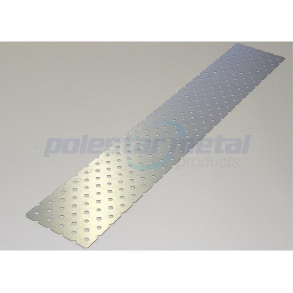 Zinc Plated Construction Hardware Flat Wall Brackets , Galvanized Angle Brackets